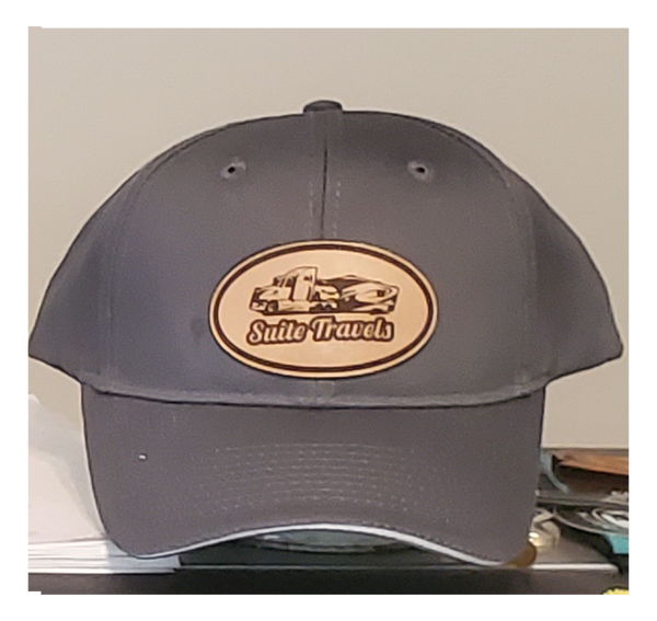 Suite Travels  Leather Patch Logo Hat